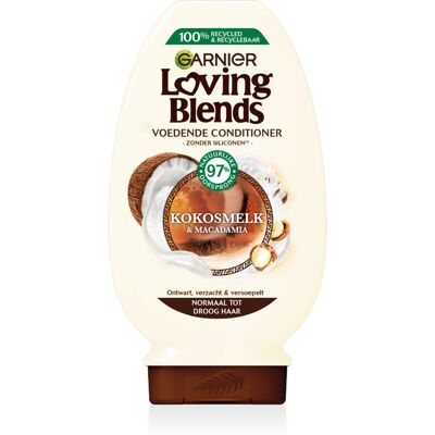 Garnier conditioner Loving Blends kokosmelk & macadamia 250 ml Garnier conditioner Loving Blends kokosmelk & macadamia 250 ml