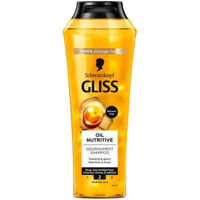 Gliss Kur Garnier Shampoo met voedende olie 250 ml Gliss Kur Garnier Shampoo met voedende olie 250 ml