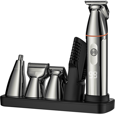 Sparoma 5-in-1 Baardtrimmer Set – Roestvrij staal, Type-C Oplaadbaar, Slim Slot, LED-display, IPX7 Waterdicht, Magnetisch Mes-systeem, Geschikt voor lichaamshaar, haar, neushaar en scheren LK-891 Sparoma 5-in-1 Baardtrimmer Set – Roestvrij staal, Type-C Oplaadbaar, Slim Slot, LED-display, IPX7 Waterdicht, Magnetisch Mes-systeem, Geschikt voor lichaamshaar, haar, neushaar en scheren LK-891