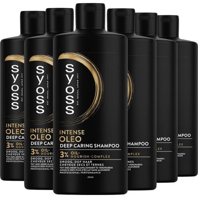 Syoss Shampoo - Oleo 440 ml.Case Syoss Shampoo - Oleo 440 ml.Case