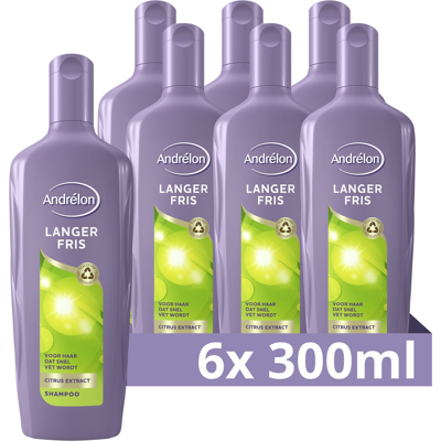 Andrélon Andrelon Shampoo Lange 6 x 300ml Andrélon Andrelon Shampoo Lange 6 x 300ml