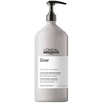 L'Oréal Professioneel Zilvershampoo voor Platina Haar - 1500mL L'Oréal Professioneel Zilvershampoo voor Platina Haar - 1500mL
