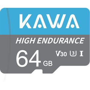 KAWA 64 GB microSDXC-geheugenkaart, microSD-kaart met hoge duurzaamheid voor videobewaking, A1, U3, Class 10, V30, TF-kaart met hoge snelheid voor dashcam, beveiligingscamera, babyfoon, telefoons, tablets, drones KAWA 64 GB microSDXC-geheugenkaart, microSD-kaart met hoge duurzaamheid voor videobewaking, A1, U3, Class 10, V30, TF-kaart met hoge snelheid voor dashcam, beveiligingscamera, babyfoon, telefoons, tablets, drones