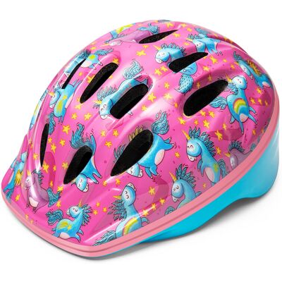 OutdoorMaster Ibex jeugd- en kinderfietshelm - voor loopfiets, peuterstep roze S OutdoorMaster Ibex jeugd- en kinderfietshelm - voor loopfiets, peuterstep roze S