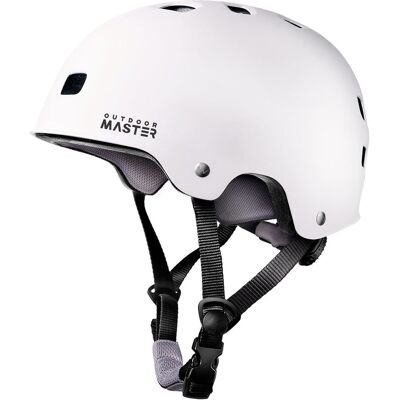 OutdoorMaster Skateboardhelm Oryx Wit M 51-58cm OutdoorMaster Skateboardhelm Oryx Wit M 51-58cm