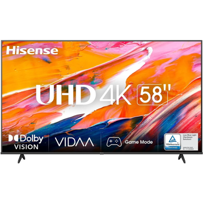Hisense 58A6K – 58 inch – 4K LED – 60Hz Smart TV Hisense 58A6K – 58 inch – 4K LED – 60Hz Smart TV