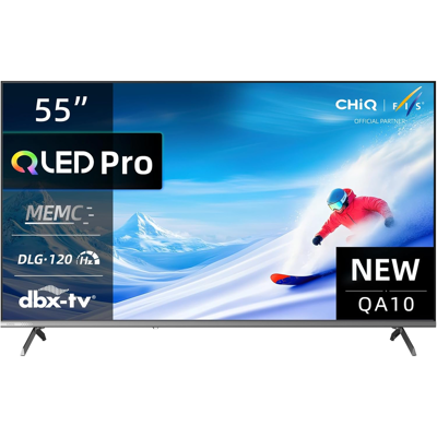CHiQ U55QM10E Smart tv 140 cm 4K Ultra HD QLED, HDR10 CHiQ U55QM10E Smart tv 140 cm 4K Ultra HD QLED, HDR10