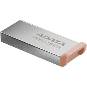 A-Data UR350 64GB USB 3.2 Gen 1 Metaal Bruin - USB Stick A-Data UR350 64GB USB 3.2 Gen 1 Metaal Bruin - USB Stick