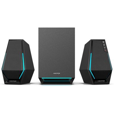 Edifier G1500 MAX 2.1 Bluetooth-gamingluidsprekers met RGB-verlichting - zwart Edifier G1500 MAX 2.1 Bluetooth-gamingluidsprekers met RGB-verlichting - zwart