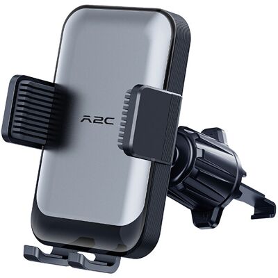A2C Ventilatierooster Clip-on Auto Telefoonhouder Dubbele Vergrendeling Stabiel Anti-Shake Één Hand Bediening Automatisch Vastklemmen Antislip Ontwerp Universele Telefoonhouder, I02-S02 A2C Ventilatierooster Clip-on Auto Telefoonhouder Dubbele Vergrendeling Stabiel Anti-Shake Één Hand Bediening Automatisch Vastklemmen Antislip Ontwerp Universele Telefoonhouder, I02-S02