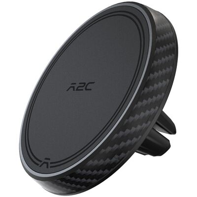 A2C Ventilatierooster Draadloze Magnetische Telefoonhouder voor in de Auto, Geschikt voor Apple en Android, EV11, Zwart A2C Ventilatierooster Draadloze Magnetische Telefoonhouder voor in de Auto, Geschikt voor Apple en Android, EV11, Zwart