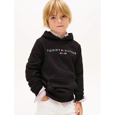 Tommy Hilfiger Essentiële hoodie kinderen geslacht neutraal zwart 6 Tommy Hilfiger Essentiële hoodie kinderen geslacht neutraal zwart 6