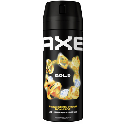 AXE Deodorant bodyspray gold - Deodorant in spray voor lichaam - Lange frisheid AXE Deodorant bodyspray gold - Deodorant in spray voor lichaam - Lange frisheid