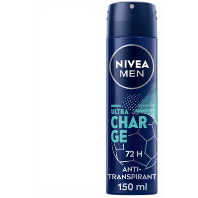 NIVEA Heren Deodorant Spray - Ultra Charge 150 ml NIVEA Heren Deodorant Spray - Ultra Charge 150 ml