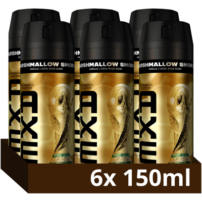AXE bodyspray FIFA Marshmallow Smoke 150 ml x 6 (6-Pack) AXE bodyspray FIFA Marshmallow Smoke 150 ml x 6 (6-Pack)