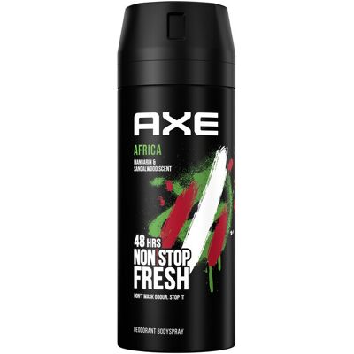 AXE Deospray Africa Mandarijn & Sandelhout 150 ml AXE Deospray Africa Mandarijn & Sandelhout 150 ml