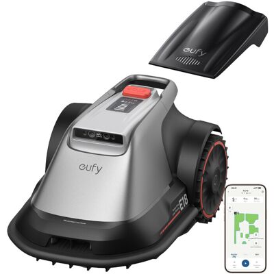 Eufy E18 Robot Grasmaaier - TrueVision Technologie - Zwart, Grijs Eufy E18 Robot Grasmaaier - TrueVision Technologie - Zwart, Grijs