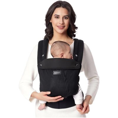 Momcozy ademende mesh babydraagzak, ergonomisch, licht en gebruiksvriendelijk, geschikt voor 3,2-20 kg, versterkte lendensteun, de hele dag comfortabel, handen vrij, zwart Momcozy ademende mesh babydraagzak, ergonomisch, licht en gebruiksvriendelijk, geschikt voor 3,2-20 kg, versterkte lendensteun, de hele dag comfortabel, handen vrij, zwart