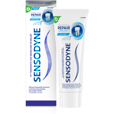 Sensodyne Repair & Protect Cool Mint tandpasta, 75ml Sensodyne Repair & Protect Cool Mint tandpasta, 75ml