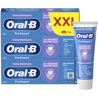 Oral-B Pro-Expert zachte whitening tandpasta - 3 x 75 ml Oral-B Pro-Expert zachte whitening tandpasta - 3 x 75 ml