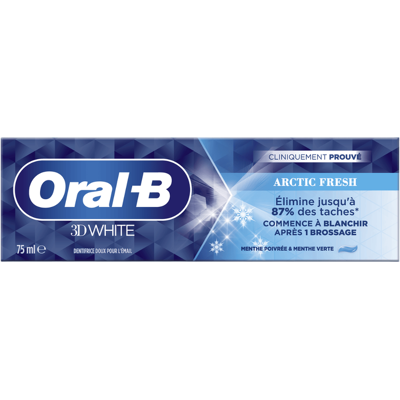 ORAL-B tandpasta 3D White - Arctische frisse - 75 ml ORAL-B tandpasta 3D White - Arctische frisse - 75 ml