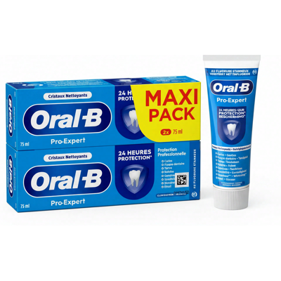 Oral-B Pro Expert professionele bescherming tandpasta 2x75 ml Oral-B Pro Expert professionele bescherming tandpasta 2x75 ml