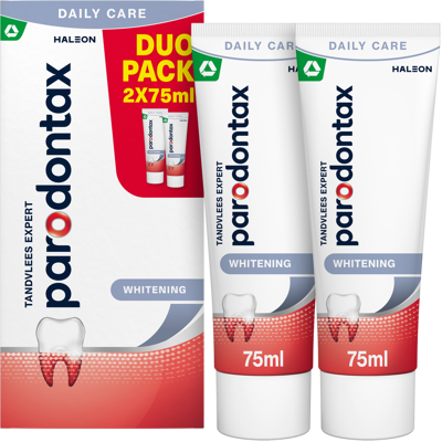 Parodontax Whitening tandpasta duo pack, 2x75ml Parodontax Whitening tandpasta duo pack, 2x75ml
