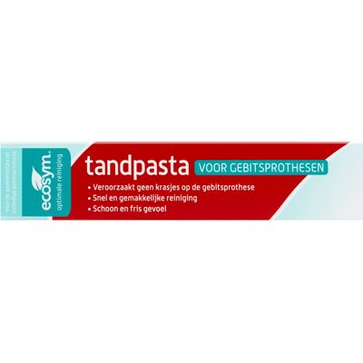 Ecosym Tandpasta voor Gebitsprothesen - 75 ml Ecosym Tandpasta voor Gebitsprothesen - 75 ml