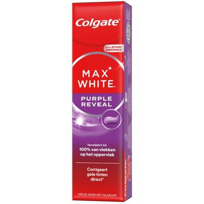 Colgate Max White Purple Reveal Tandpasta - 75 ml Colgate Max White Purple Reveal Tandpasta - 75 ml