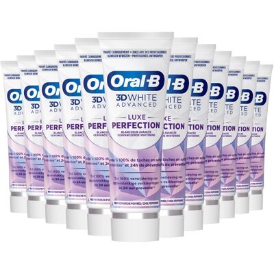Oral-B 3D White Luxe Advanced tandpasta - 12 x 75 ml Oral-B 3D White Luxe Advanced tandpasta - 12 x 75 ml