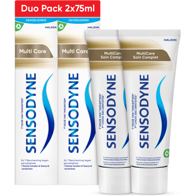 Sensodyne Multicare tandpasta duo pack, 2x75ml Sensodyne Multicare tandpasta duo pack, 2x75ml