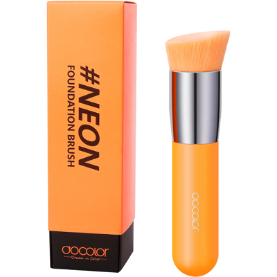 Docolor neonoranje - 1 stuk synthetische make-upkwast Docolor neonoranje - 1 stuk synthetische make-upkwast