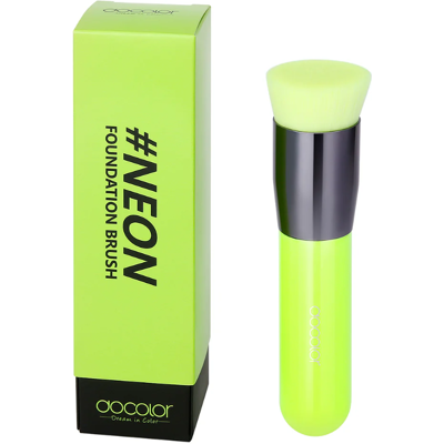 docolor synthetische borstel - neongroen - 1 stuk - docolor synthetische borstel - neongroen - 1 stuk -