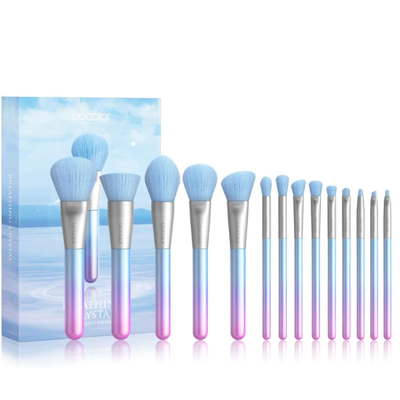 Docolor Breathing Crystal - 14-delig make-upkwastenset - Docolor Breathing Crystal - 14-delig make-upkwastenset -