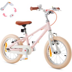 RoyalBaby kinderfiets Aluminium EZ New Freestyle roze 16 inch RoyalBaby kinderfiets Aluminium EZ New Freestyle roze 16 inch