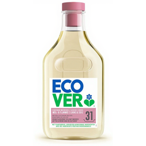Ecover vloeibaar wasmiddel wol & fijn was - waterlelie & groene meloen, 31 wasbeurten, 1,43 liter Ecover vloeibaar wasmiddel wol & fijn was - waterlelie & groene meloen, 31 wasbeurten, 1,43 liter