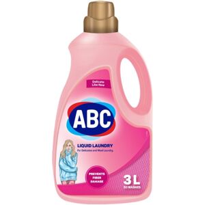 ABC Vloeibaar Wasmiddel Fijnwas 3 l ABC Vloeibaar Wasmiddel Fijnwas 3 l