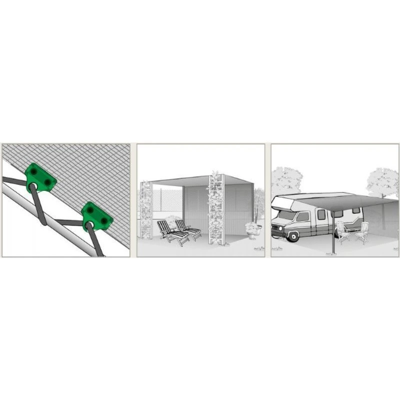 TENAX Coimbra Geweven Privacyscherm - Groen, 2,00 x 50 m TENAX Coimbra Geweven Privacyscherm - Groen, 2,00 x 50 m