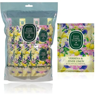 Eyüp Sabri Tuncer Eyup Sabri Vochtige Doekjes Verbena & Lemon 50 stuks Eyüp Sabri Tuncer Eyup Sabri Vochtige Doekjes Verbena & Lemon 50 stuks