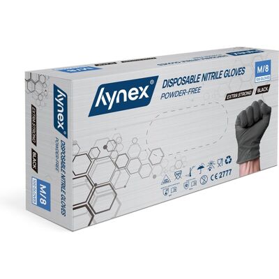 Vp. Nitril Handschoenen Zwart 100 stuks M Vp. Nitril Handschoenen Zwart 100 stuks M