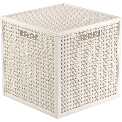 Curver Kaya opbergmand in kubusvorm - 19 l - 28 x 28 x 28 cm - Wit - premium opbergoplossing, duurzaam kunststof, modern huisorganiseren Curver Kaya opbergmand in kubusvorm - 19 l - 28 x 28 x 28 cm - Wit - premium opbergoplossing, duurzaam kunststof, modern huisorganiseren