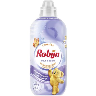 Robijn Wasverzachter Puur & Zacht 55 Wasbeurten - 1.1L Robijn Wasverzachter Puur & Zacht 55 Wasbeurten - 1.1L