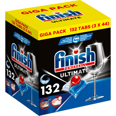 Finish Ultimate All in One regular vaatwastabletten - 132 capsules Finish Ultimate All in One regular vaatwastabletten - 132 capsules