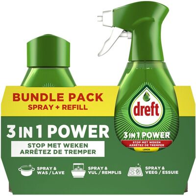 DREFT HDW-spray + 500 ml navulling DREFT HDW-spray + 500 ml navulling