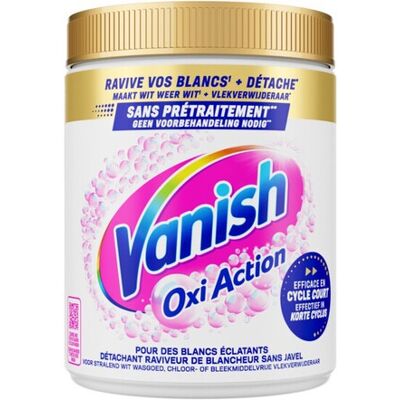 Vanish Oxi Action Whitening Poeder Vlekkenverwijderaar Vanish Oxi Action Whitening Poeder Vlekkenverwijderaar