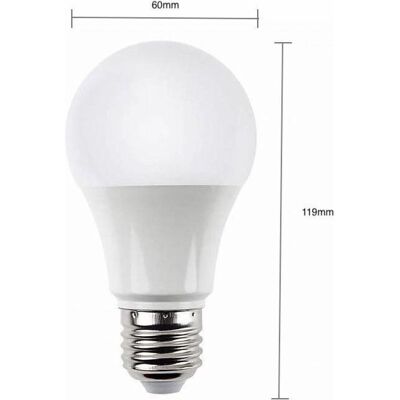 Aigostar LED A5 A60 groothoekverlichting E27 15W 6500K - wit - gloeilamp Aigostar LED A5 A60 groothoekverlichting E27 15W 6500K - wit - gloeilamp