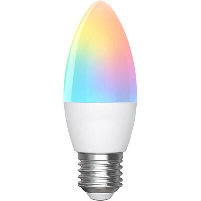 AIGOSTAR Slimme WiFi RGB E27 C37 LED Lamp - 6,5W, Dimbaar, App Besturing AIGOSTAR Slimme WiFi RGB E27 C37 LED Lamp - 6,5W, Dimbaar, App Besturing
