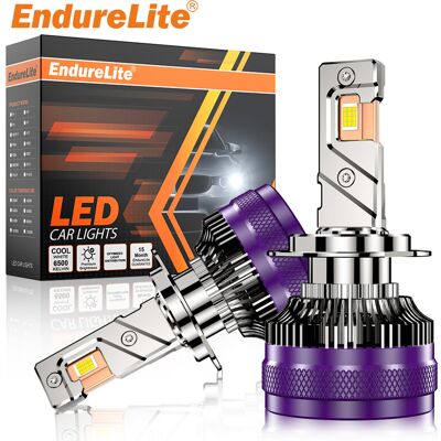 ENdureLite 9005/HB3 LED-lampen, 20.000 lm hoog lichtopbrengst LED-set, 6000K koel wit koplampen, IP68 waterdicht, vervanging voor halogeen, verpakking van 2 stuks ENdureLite 9005/HB3 LED-lampen, 20.000 lm hoog lichtopbrengst LED-set, 6000K koel wit koplampen, IP68 waterdicht, vervanging voor halogeen, verpakking van 2 stuks