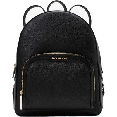 Michael Kors Jaycee grote rugzak met 2 ritsvakken, zwart Michael Kors Jaycee grote rugzak met 2 ritsvakken, zwart