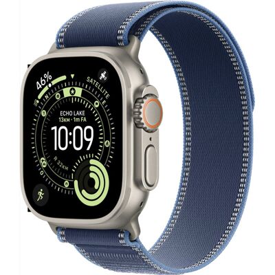 Apple Watch Ultra 3, Trail Loop S/M, Titanium (Blauw) Apple Watch Ultra 3, Trail Loop S/M, Titanium (Blauw)